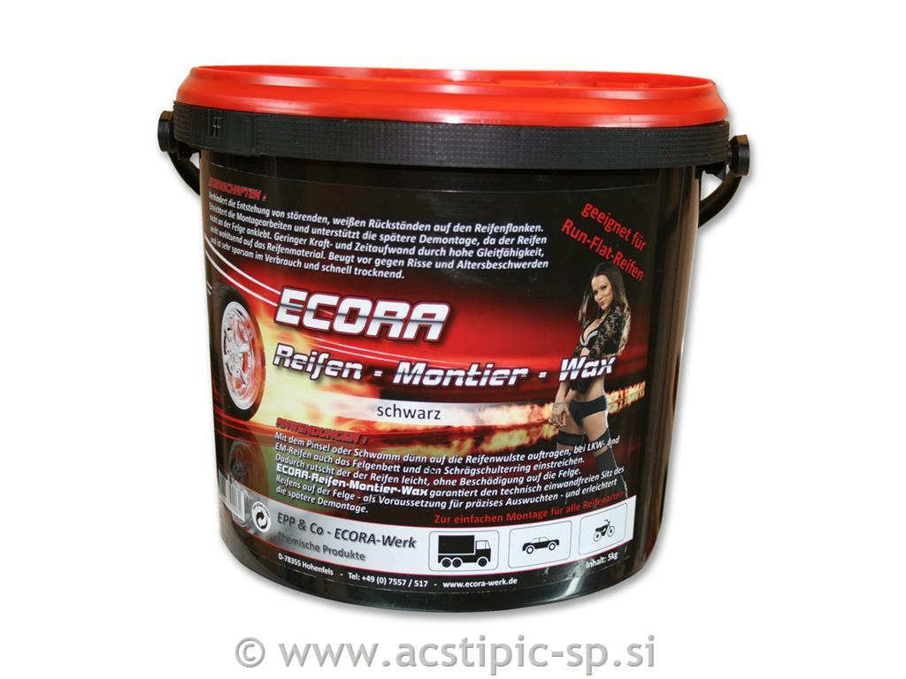 MONTIRNA PASTA ECORA WAX BLACK 5KG