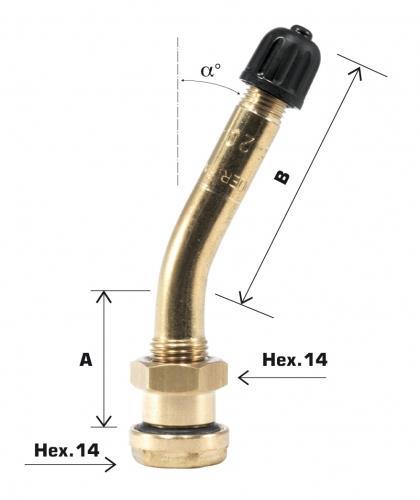 Ventil WONDER Tovorn Kovinsk 9 (9,7 mm )